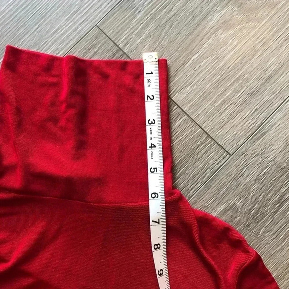 Vintage 90s Dress Barn Long Sleeve Turtle Neck Red Size Large - Picture 5 of 9